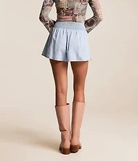 Paradise Found Denim Skort