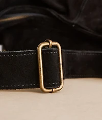 Rae Ruffle Leather Purse