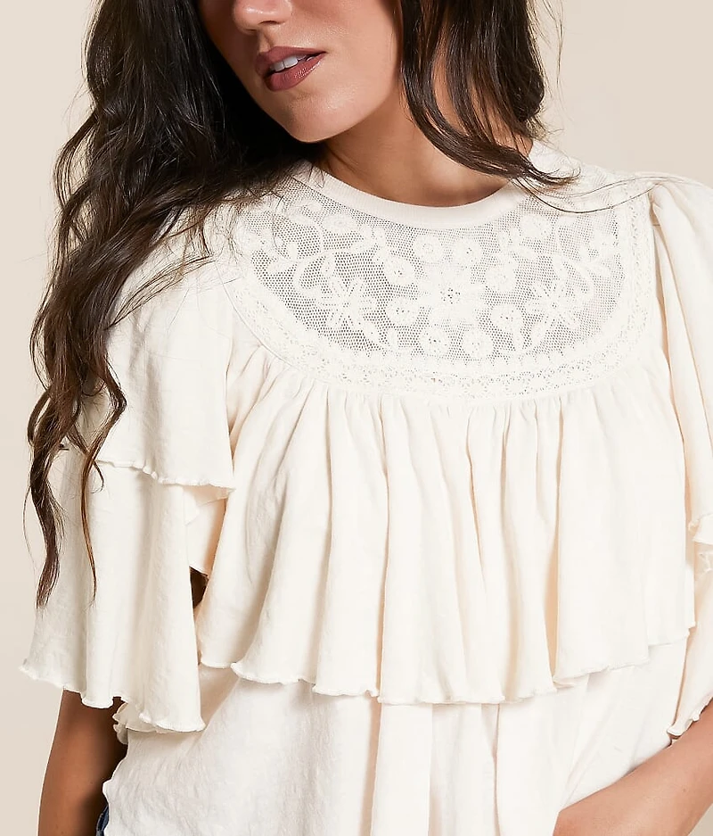 Rose Party Tiered Top