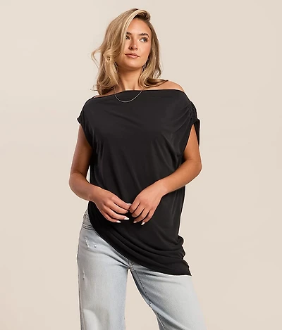 Cascadia Off The Shoulder Tunic Top