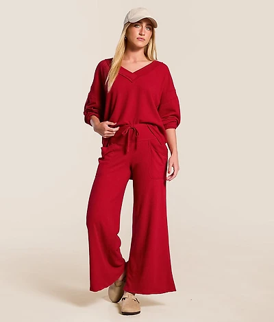 Staycation Wide Leg Lounge Pant