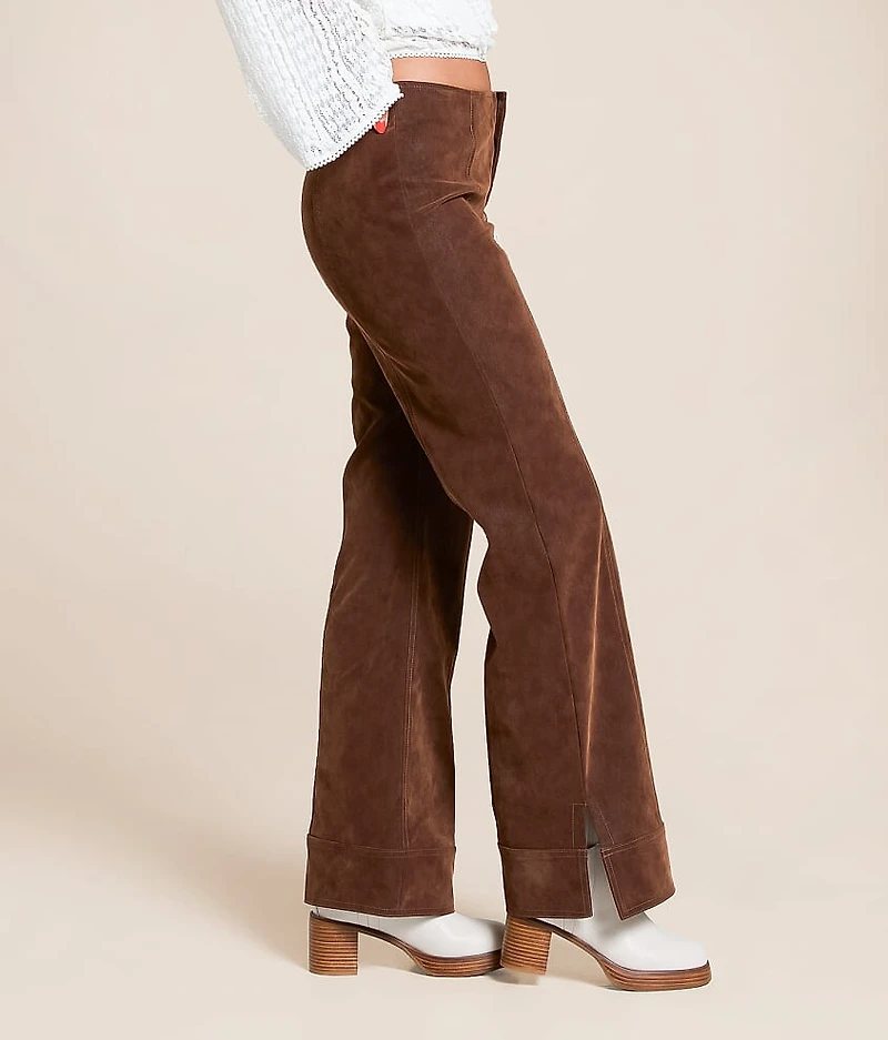 Glow Up Faux Suede Pants