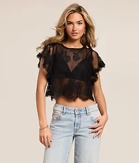 Lunar Ash Lace Top