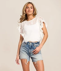 Lunar Ash Lace Top