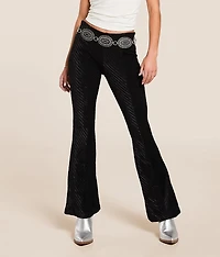 Penny Pull-On Velvet Flare Pant