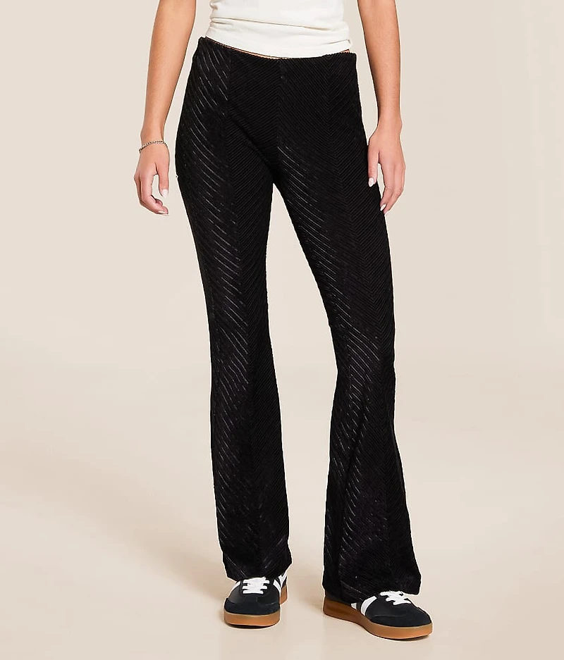 Penny Pull-On Velvet Flare Pant