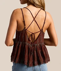 Ariel Rhinestone Tank Top