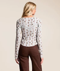 Let's Party Cardi Top