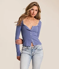 End Game Pointelle Top