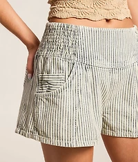 Luna Railroad Striped Pull-On Short