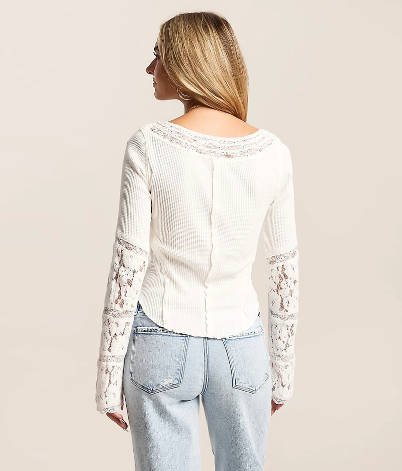 Amber Lace Top