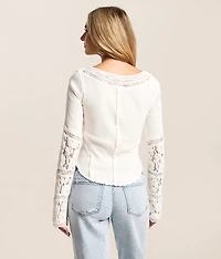 Amber Lace Top