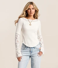 Amber Lace Top