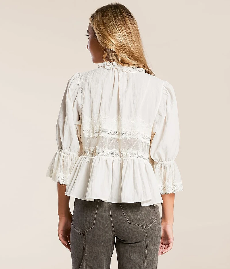 Forever Young Peplum Top