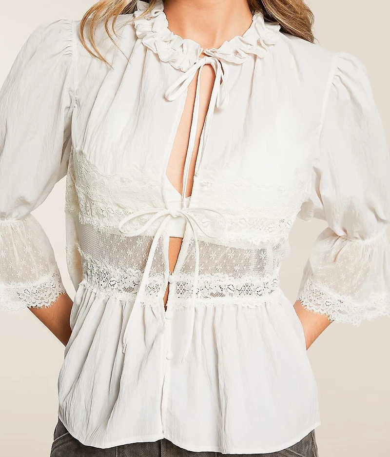 Forever Young Peplum Top