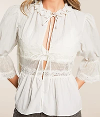 Forever Young Peplum Top