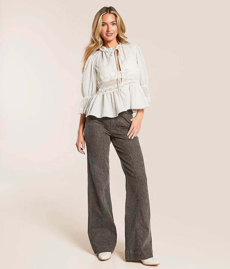 Forever Young Peplum Top