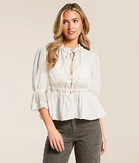 Forever Young Peplum Top