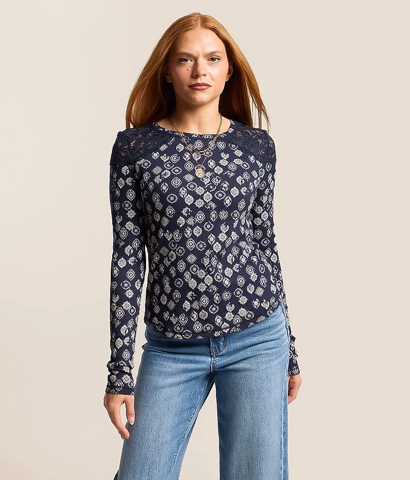 Made You Blush Lace Top
