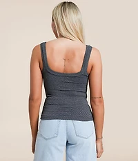 Clean Lines Henley Tank Top
