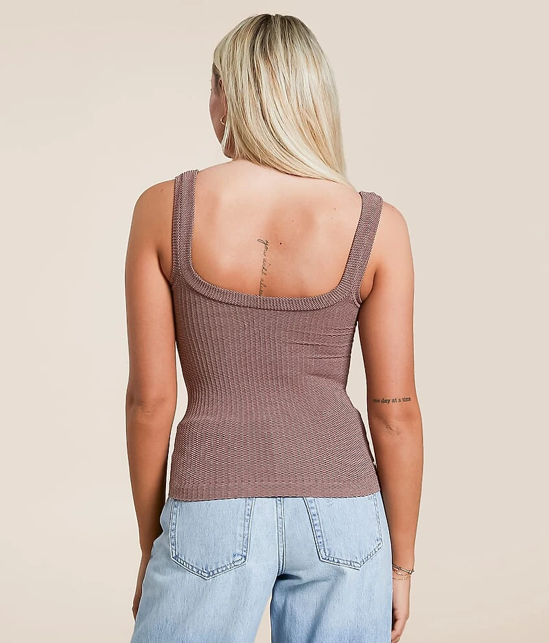 Clean Lines Henley Tank Top