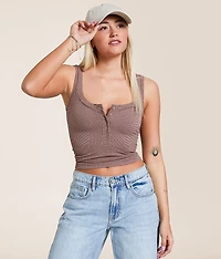 Clean Lines Henley Tank Top
