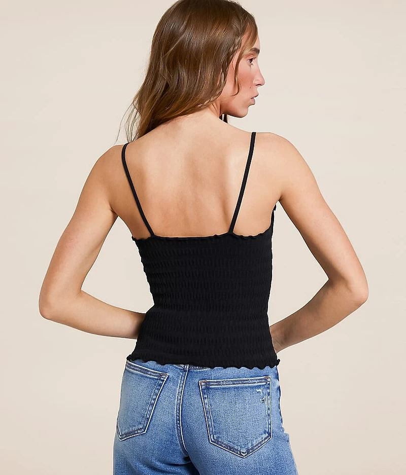 Pucker Up Seamless Textured Tank Top