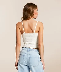 Pucker Up Seamless Textured Tank Top