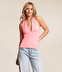 Round Two Halter Tank Top