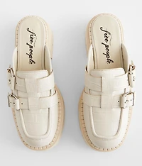 Lyra Leather Mule Loafer Shoe