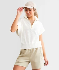 Fulton Half Zip Cropped Pullover