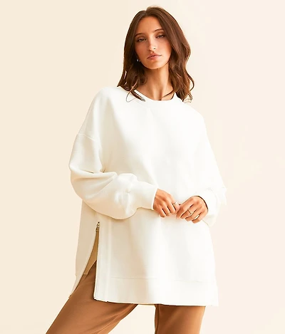 Mae Boyfriend Oversized Sweat Pullover