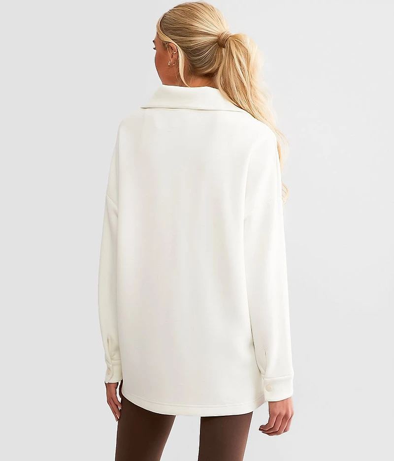 Meredith Longline Henley Pullover