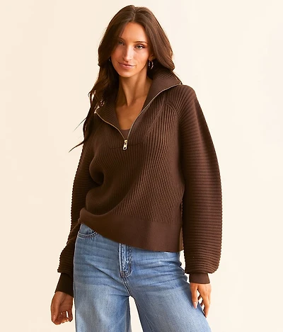 Reid Half Zip Sweater