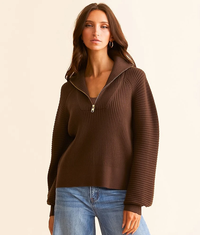 Reid Half Zip Sweater