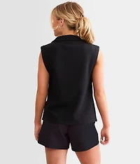 Magnolia Half Zip Tank Top