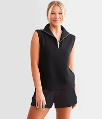Magnolia Half Zip Tank Top