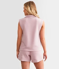 Magnolia Half Zip Tank Top