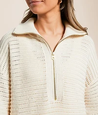 Tara Half Zip Sweater