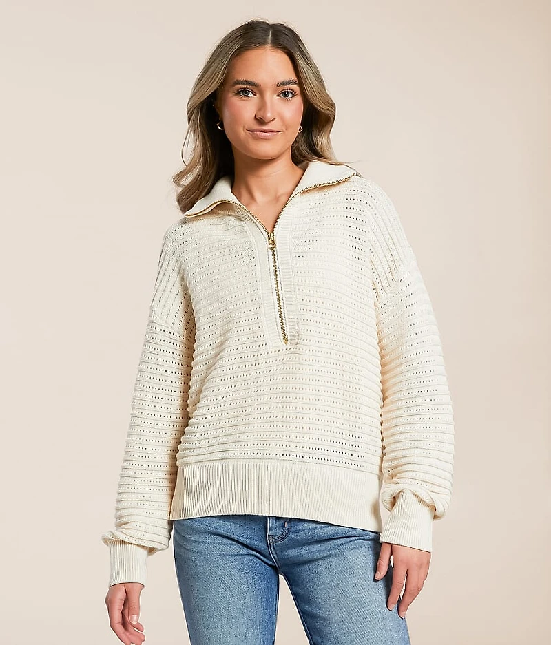Tara Half Zip Sweater