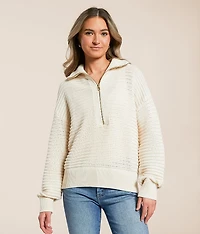 Tara Half Zip Sweater