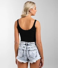 Crochet Trim Tank Top