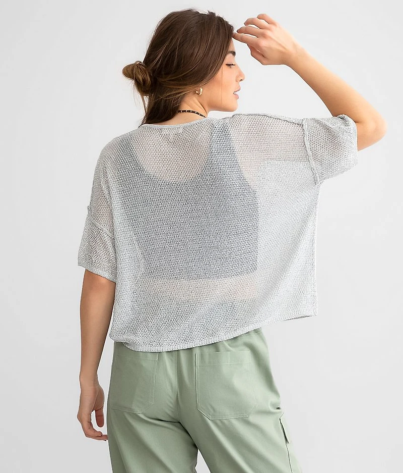 Textured Metallic Top