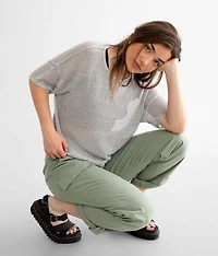 Textured Metallic Top