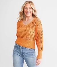 Open Stitch Sweater