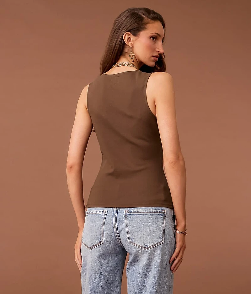 Statement Buckle Tank Top