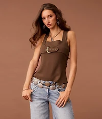 Statement Buckle Tank Top