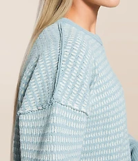 Textured Chenille Sweater