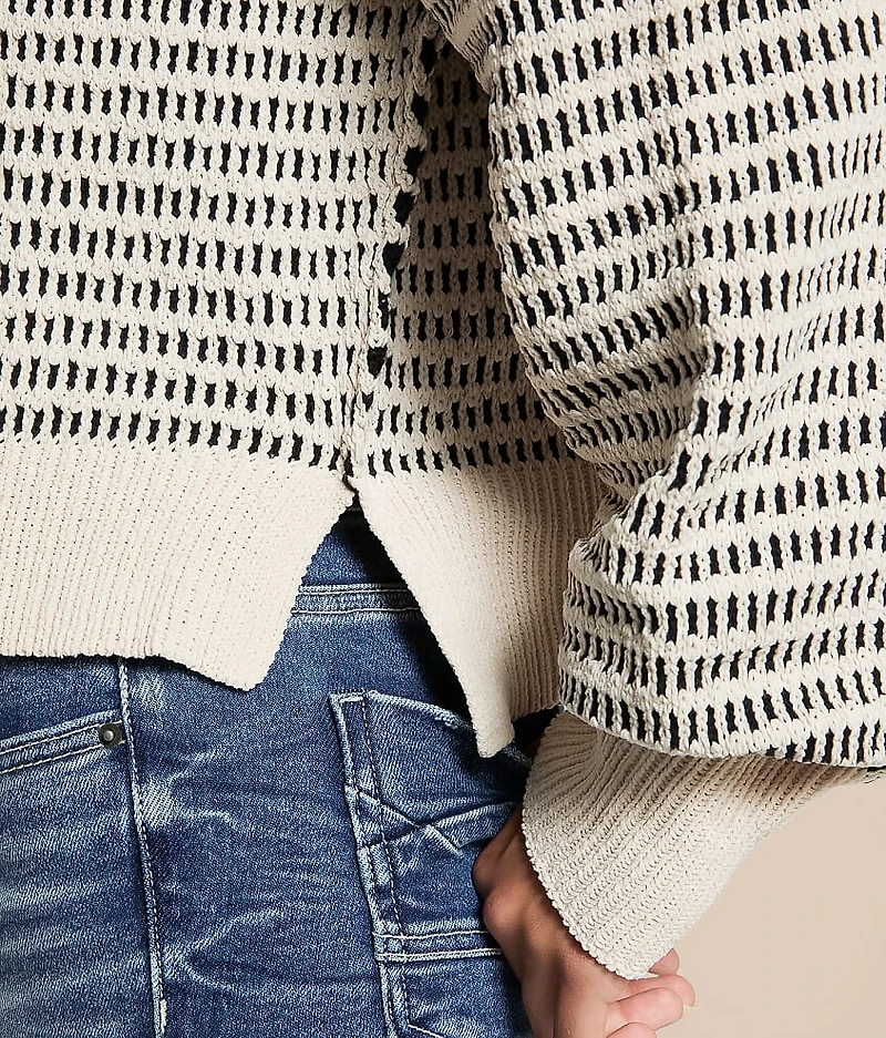 Textured Chenille Sweater