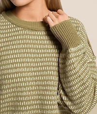 Textured Chenille Sweater